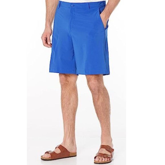 Columbia Men's Blue Bonehead Shorts Size 34 Style FM4014 - Picture 1 of 11